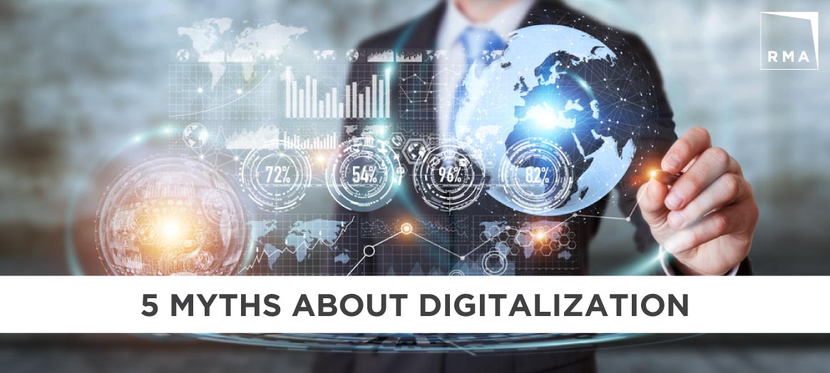 Myths about Digitalization blog banner